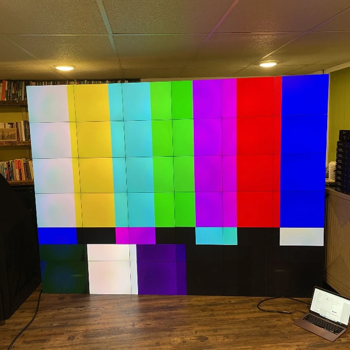 LED video wall panels and display systems being evaluated for purchase
