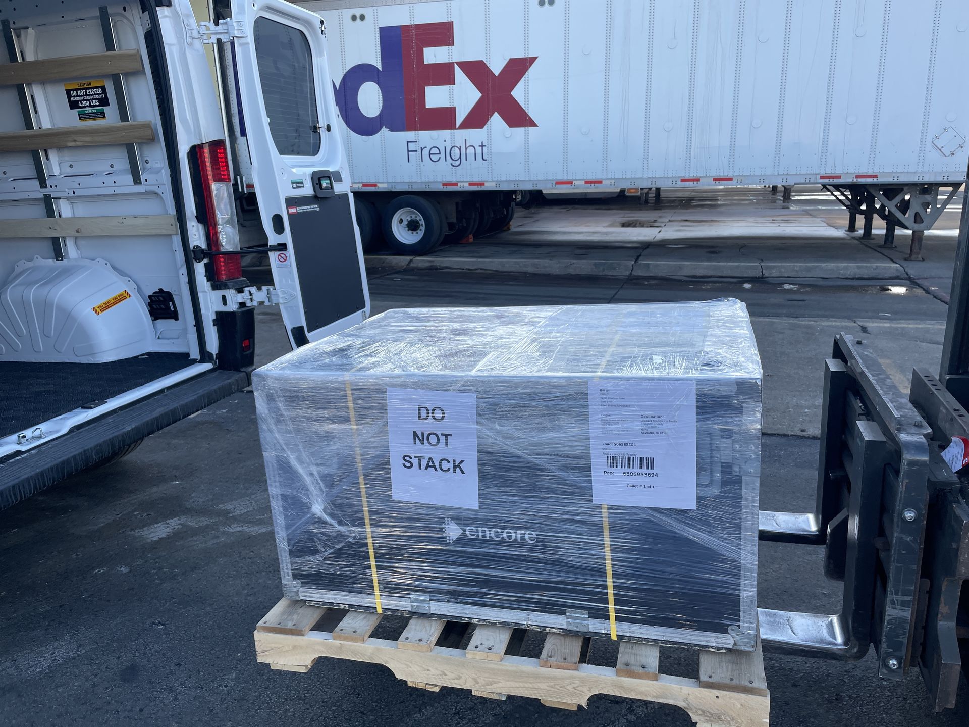 Professional audio equipment prepared for resale