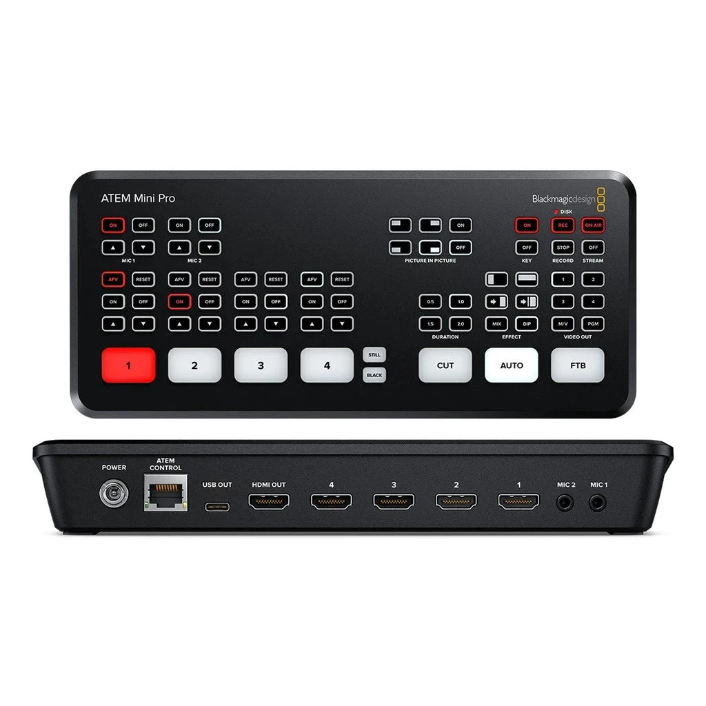 [V260] Blackmagic Design ATEM Mini Pro HDMI Live Stream Switcher New in Box
