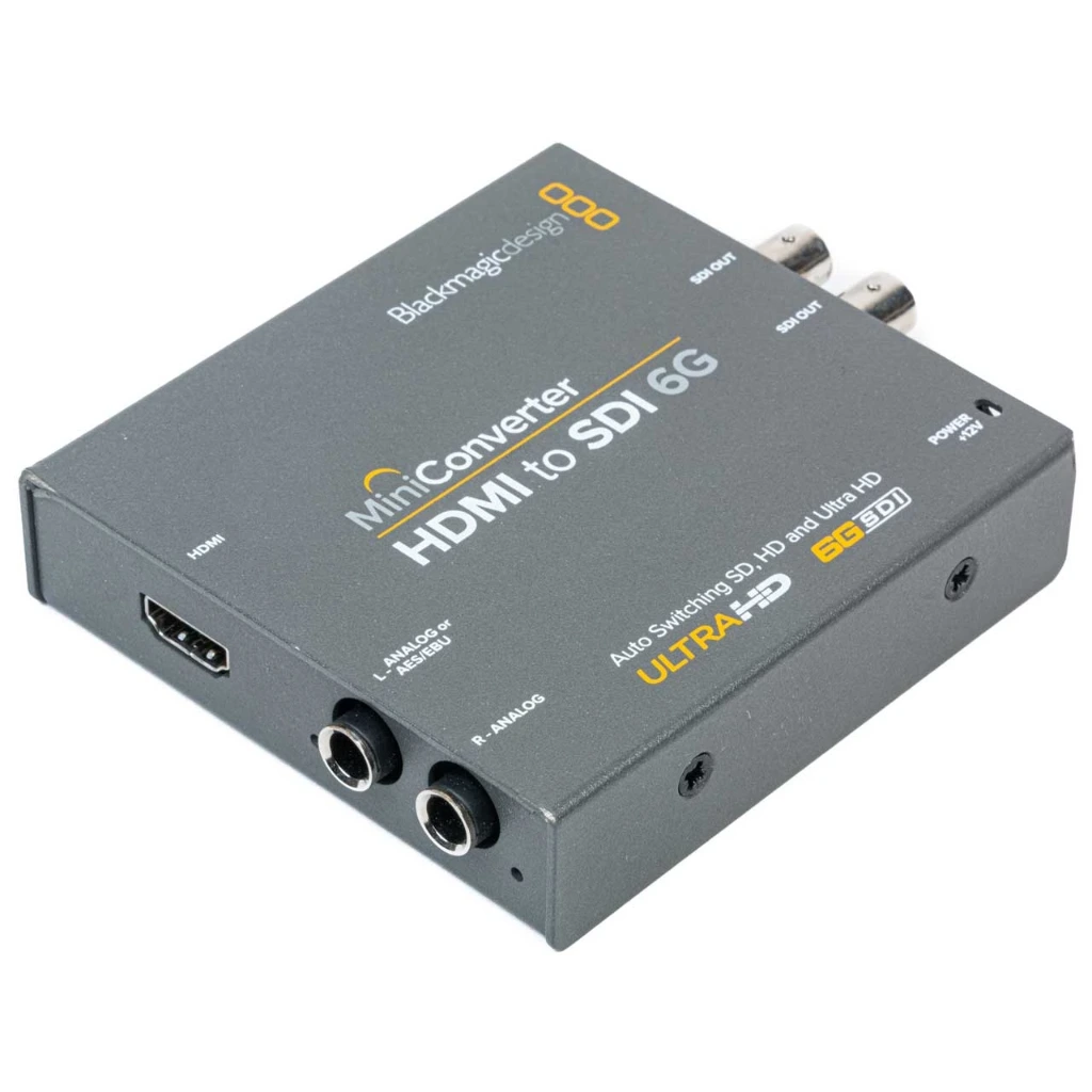 [B028] Blackmagic Design CONVMBSH4K6G Mini Converter HDMI to SDI 6G — New Sealed
